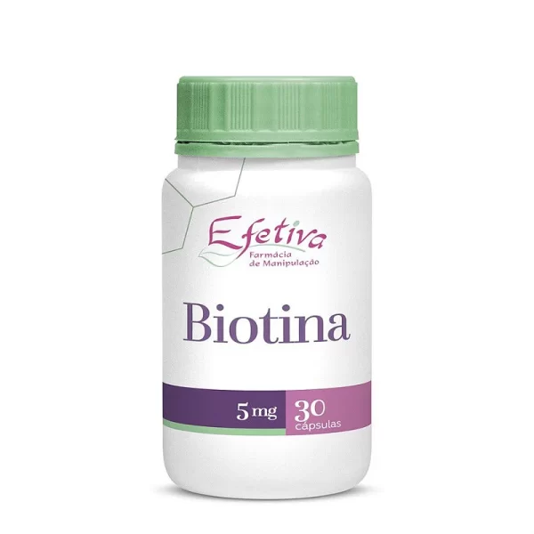 Biotina - Efetiva Farmacia de manipulação