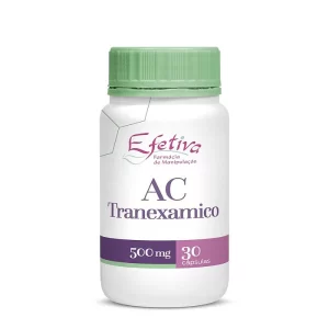 Ac tranexâmico 500mg Cápsula - Efetiva Farmácia de manipulação