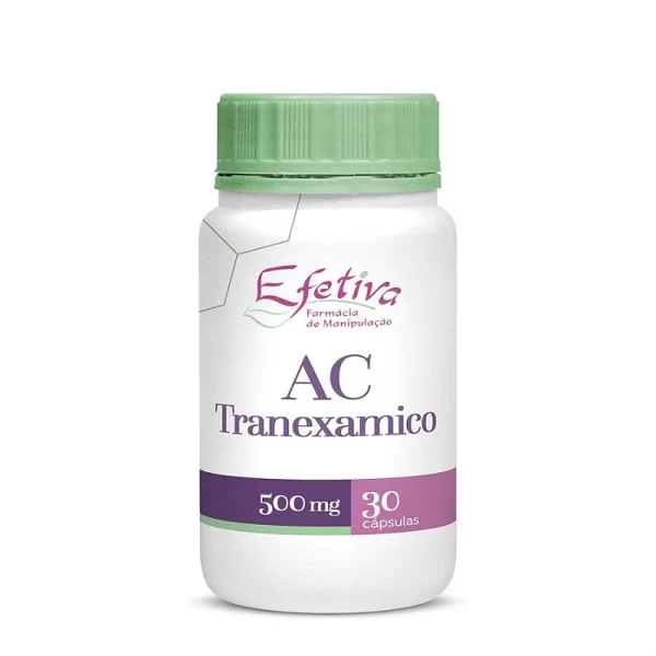 Ac tranexâmico 500mg Cápsula - Efetiva Farmácia de manipulação